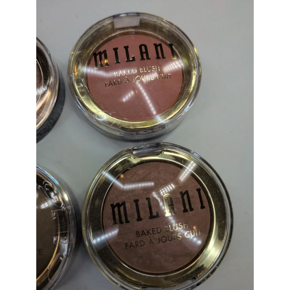 SEALED LOT 4🥰Milani Baked Highlighter Bronzer Blush Rosa Tuscan Luminoso Berry